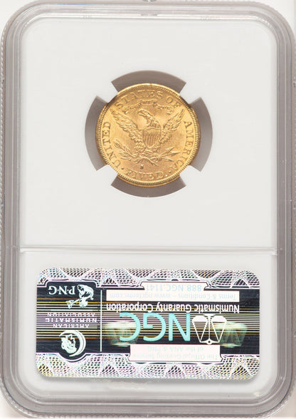1893-S $5 CAC Liberty Half Eagle NGC MS63