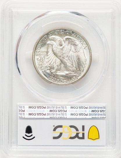 1938-D 50C Walking Liberty Half Dollar PCGS MS67