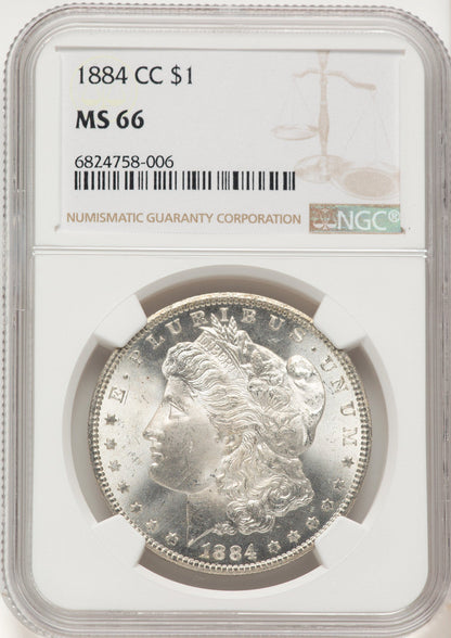 1884-CC Morgan Dollar NGC MS66 (507631033)