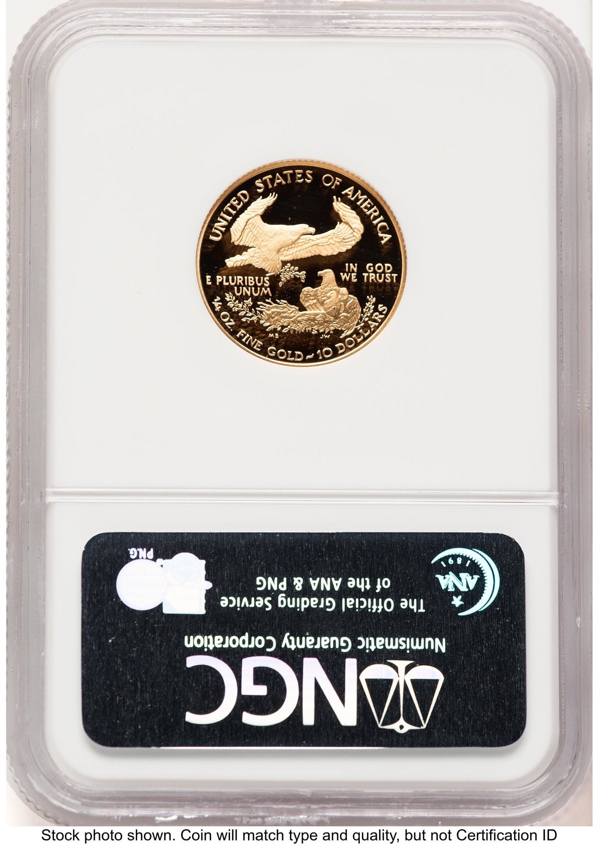 2005-W Proof Gold Eagle 1/4 oz Brown Label NGC PF70