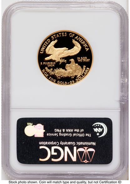1995-W Proof Gold Eagle 1/2 oz Brown Label NGC PF70