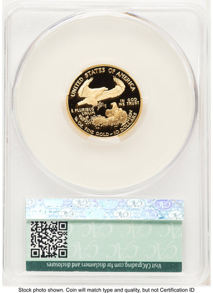 2005-W Proof Gold Eagle 1/4 oz Non Designation CACG PR70