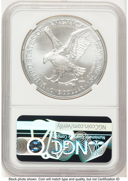 2024-(P) Silver Eagle (Privy Mark) FDI Mike Castle NGC MS70