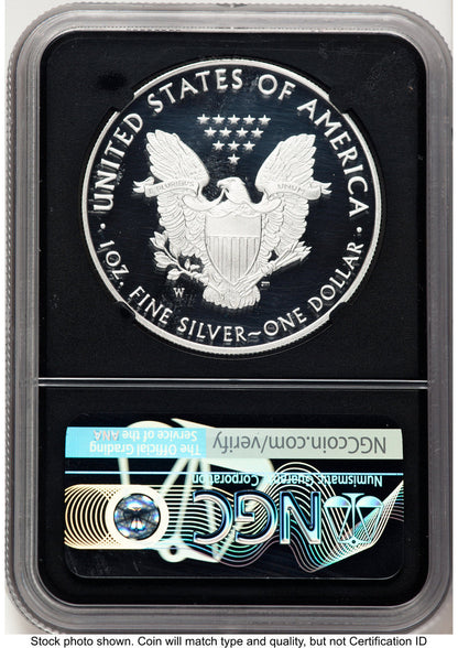 2021-W  Silver Eagle T-1 Congratulations Set FDI NGC PF70 Mercanti