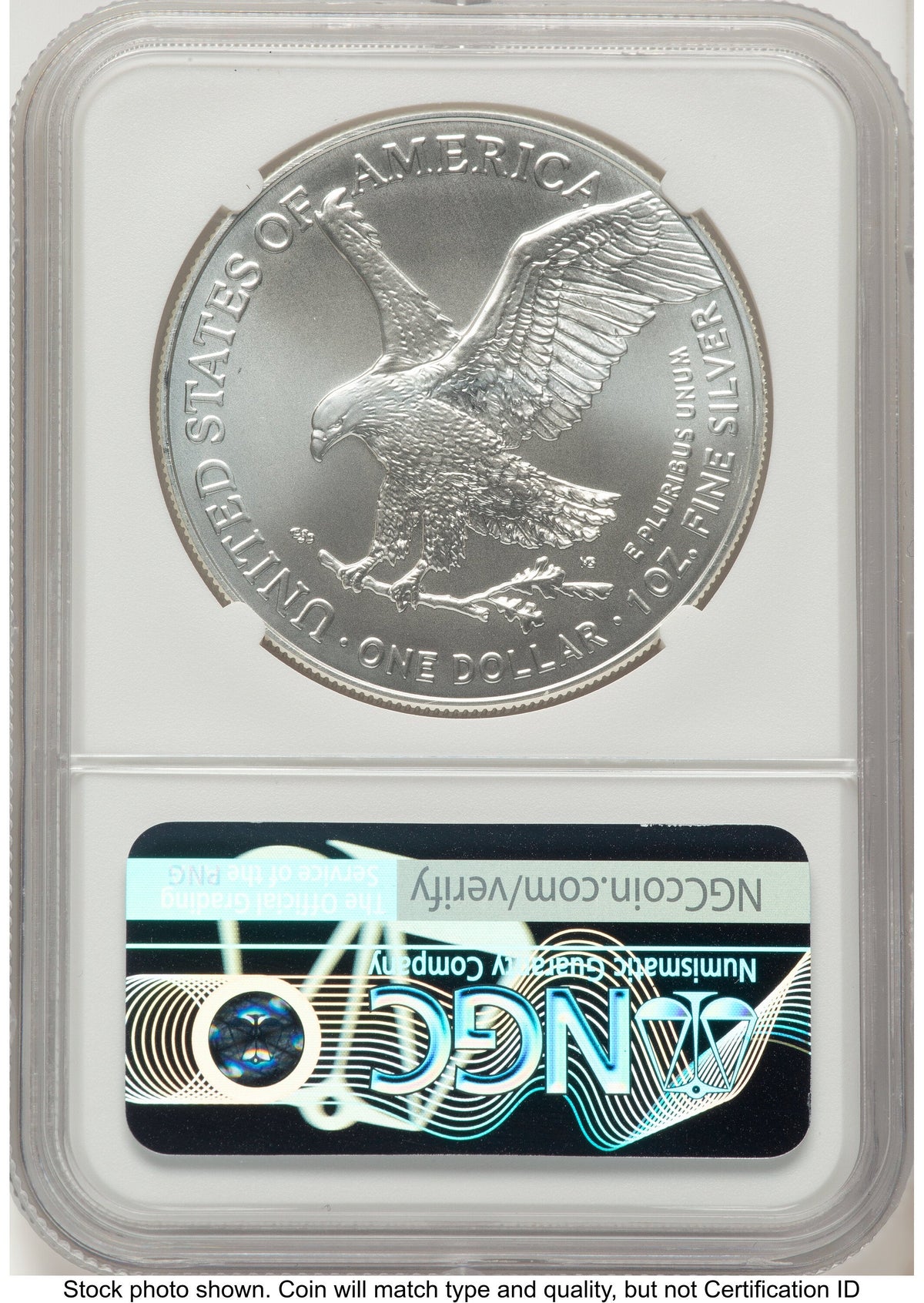 2025-(P) Silver Eagle (Privy Mark) FDI Ron Harrigal NGC MS70