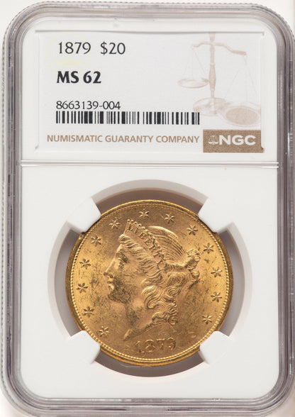 1879 $20 Liberty Double Eagle NGC MS62 (521834008)