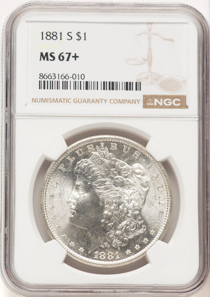 1881-S Morgan Dollar NGC MS67+ (521834023)