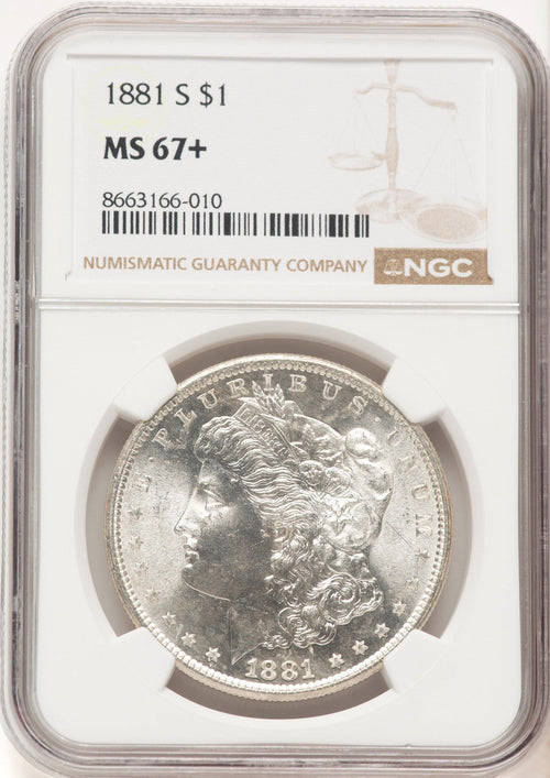 1881-S Morgan Dollar NGC MS67+ (521834023)