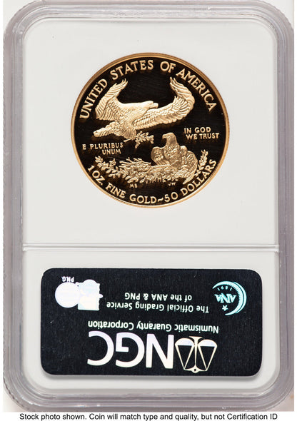 2007-W Proof Gold Eagle 1 oz Brown Label NGC PF70 (522209009)
