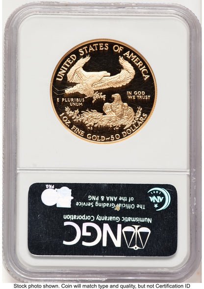 1994-W Proof Gold Eagle 1 oz Brown Label NGC PF70