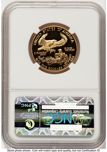 1992-P Proof Gold Eagle 1/2 oz Brown Label NGC PF70 (522240262)