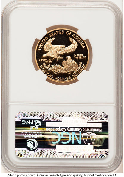 2005-W Proof Gold Eagle 1/2 oz Brown Label NGC PF70
