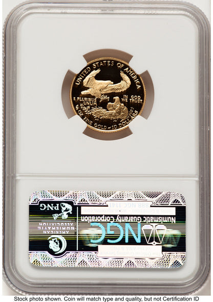 1989-P Proof Gold Eagle 1/4 oz Brown Label NGC PF70