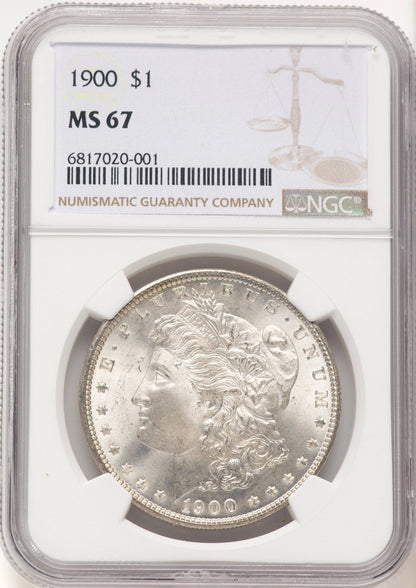 1900 Morgan Dollar NGC MS67 (522320044)