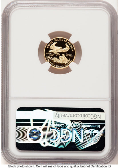 2011-W Proof Gold Eagle 1/10 oz Brown Label NGC PF70