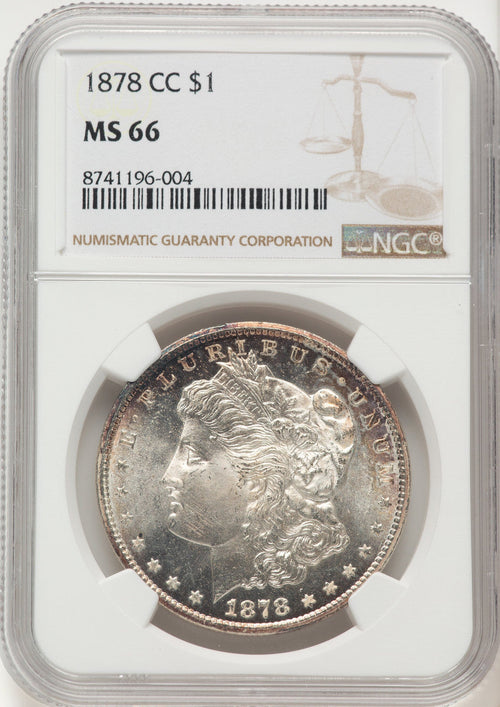 1878-CC Morgan Dollar NGC MS66 (522470010)