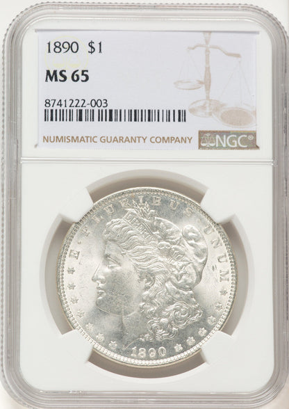 1890 Morgan Dollar NGC MS65 (522470016)