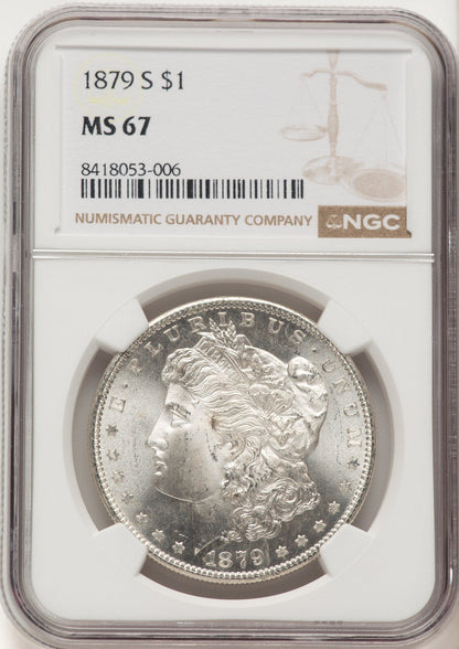 1879-S Morgan Dollar NGC MS67 (522470073)