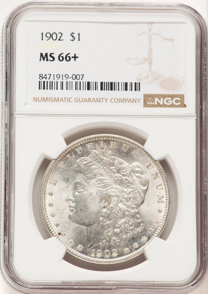 1902 Morgan Dollar NGC MS66+