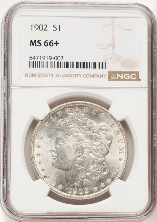 1902 Morgan Dollar NGC MS66+
