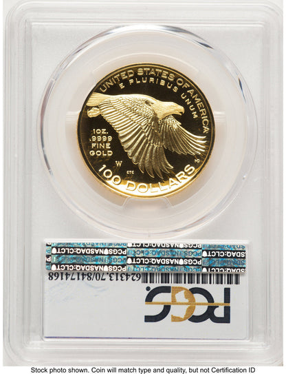 2017-W G$100 American Liberty High Relief FDI 225th Anniversary Label PCGS PR70