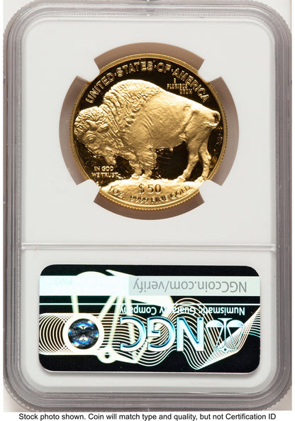 2026-W Proof Gold Buffalo 1 oz FDI Ron Harrigal America 250 NGC PF70