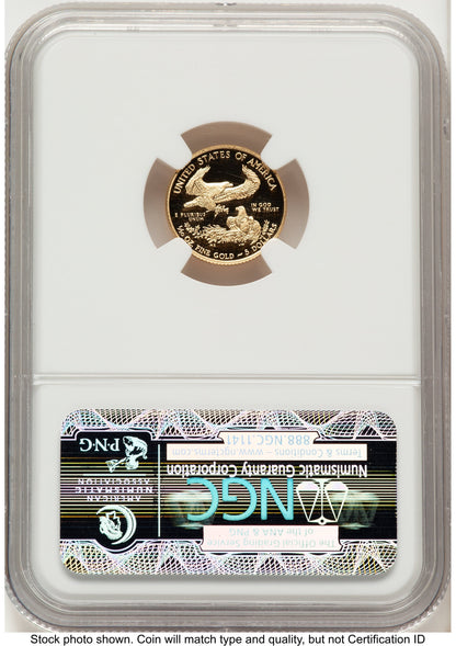 2013-W Proof Gold Eagle 4-Coin Set ER Blue NGC PF70