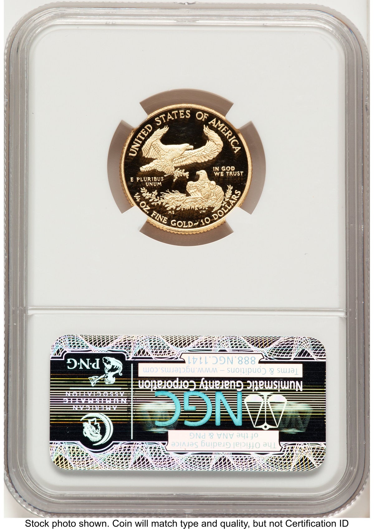 2013-W Proof Gold Eagle 4-Coin Set ER Blue NGC PF70