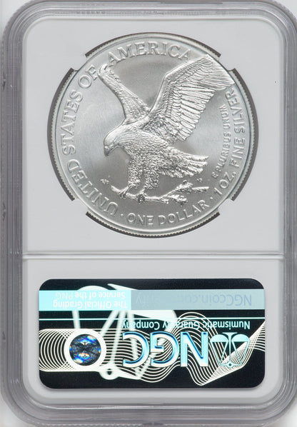 2021 Silver Eagle Type 2 At Dusk & Dawn 35th Anniversary 58th NGC MS69 Michael Gaudioso Signed