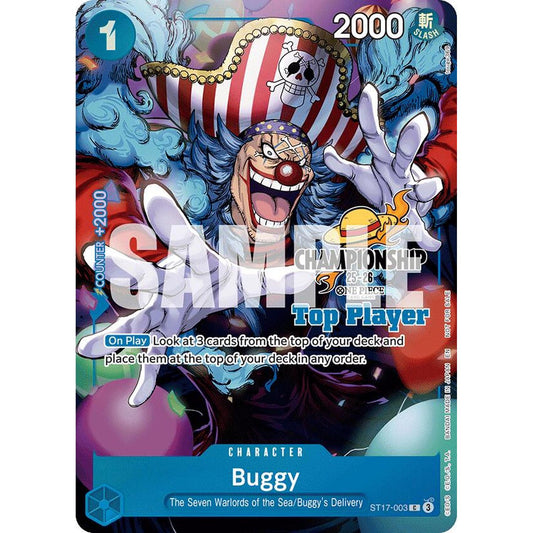 Buggy (CS 25-26 Top Player Pack) (ST17-003) [One Piece Promotion Cards]  Foil