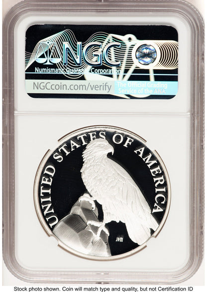 2023-P Silver American Liberty High Relief Medal FDI NGC MS70 Mike Castle