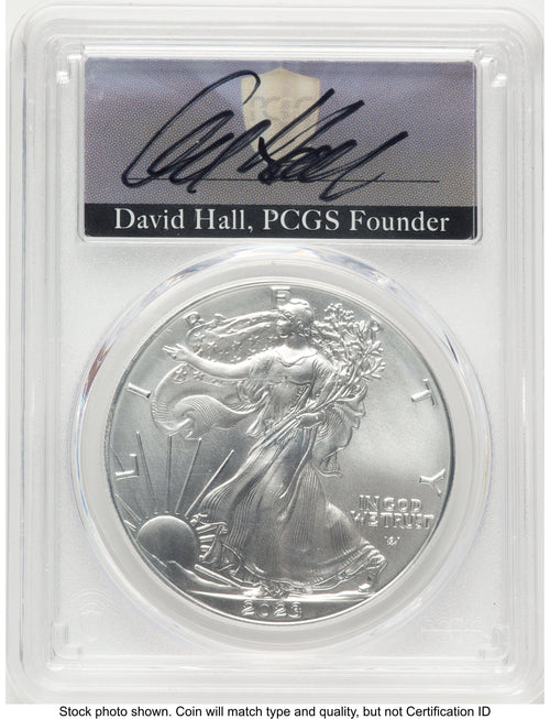 2023 Silver Eagle FS David Hall PCGS MS70