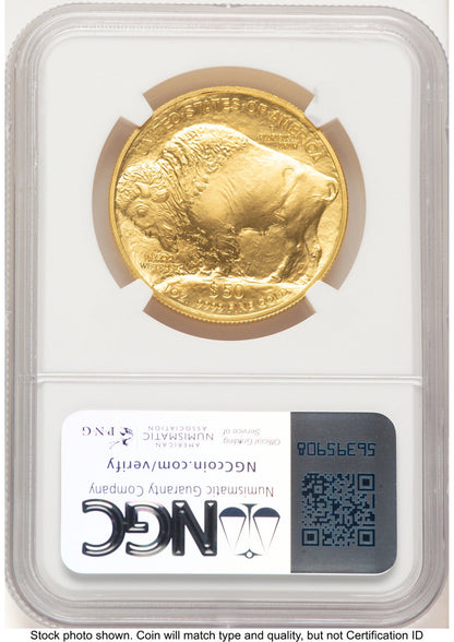 2008-W Burnished Gold Buffalo 1 oz 1.00 oz Red Book NGC MS70