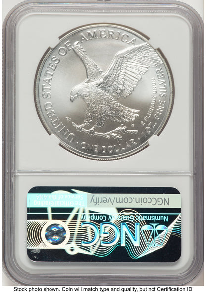 2023 Silver Eagle FDI Mike Castle NGC MS70