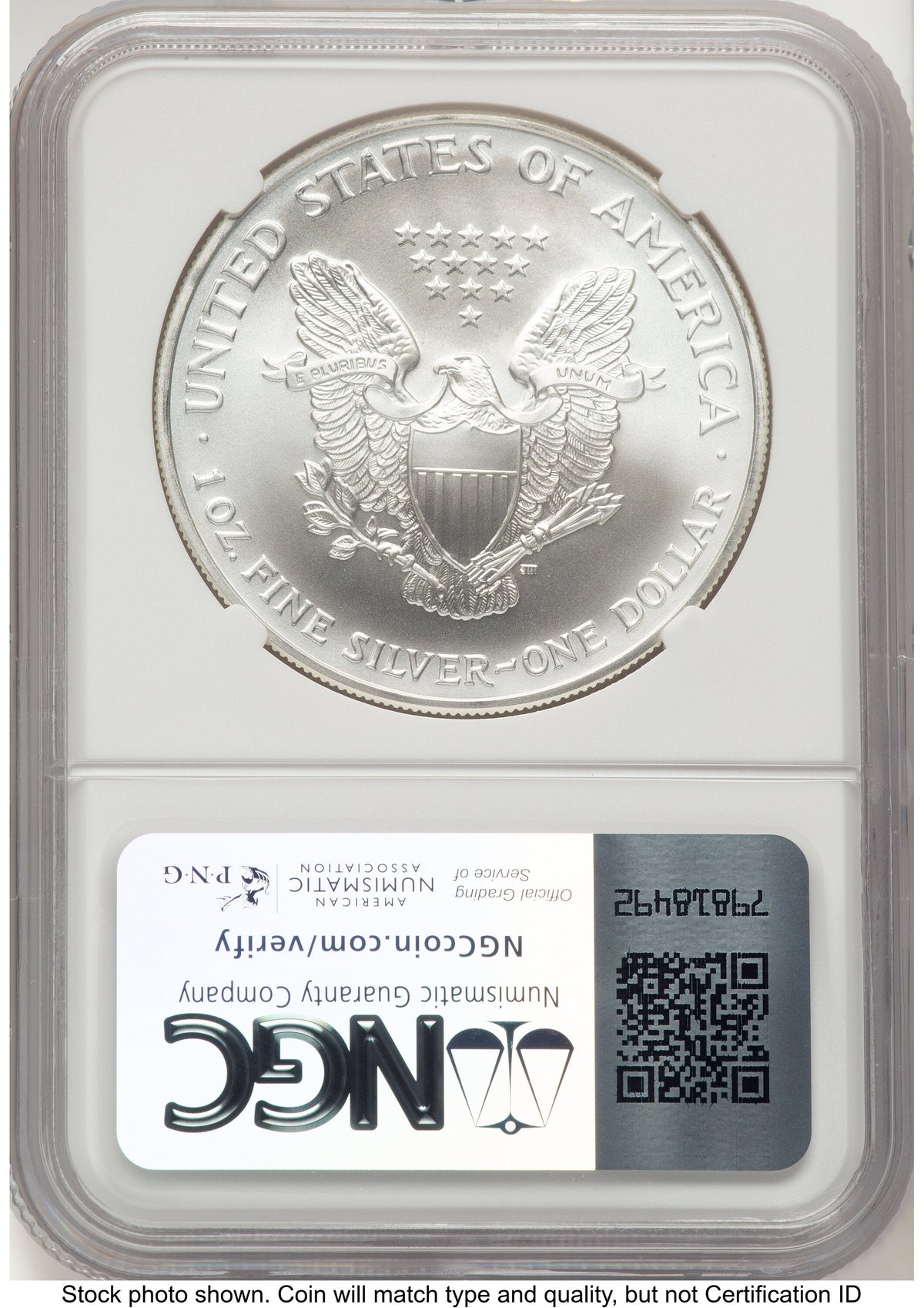 2007 Silver Eagle Early Production Mike Castle NGC PF70