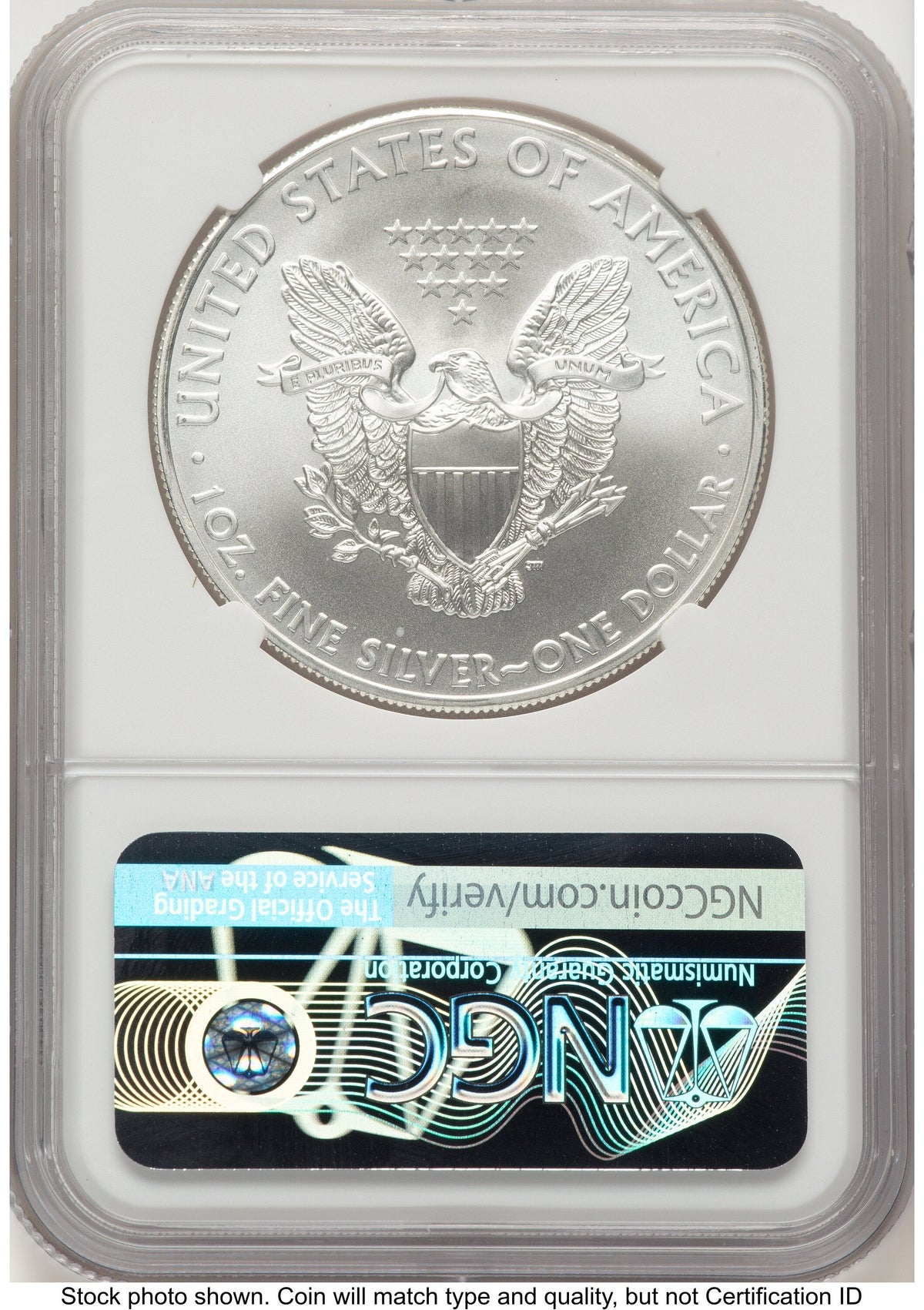 2009 Silver Eagle John NGC MS70 Mercanti