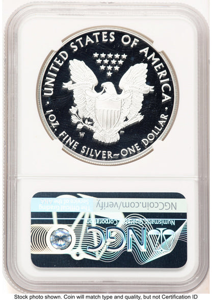 2020-W Proof Silver Eagle 1 oz FDI 1ST NGC PF70
