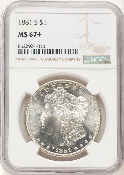 1881-S Morgan Dollar NGC MS67+ (776347014)