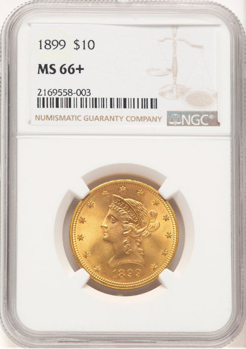 1899 $10 Liberty Eagle NGC MS66+ (776672003)