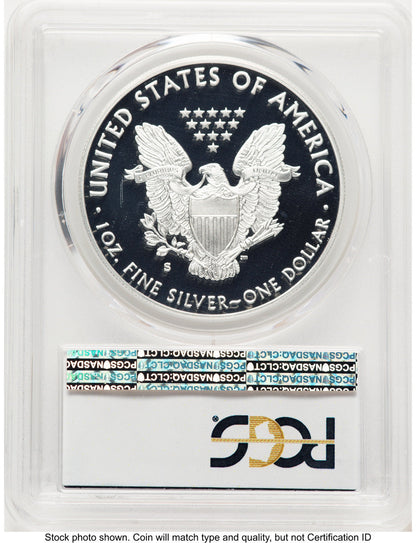 2017-S Proof Silver Eagle Congratulations Set 1 oz FS Congratulations Set Label PCGS PR70