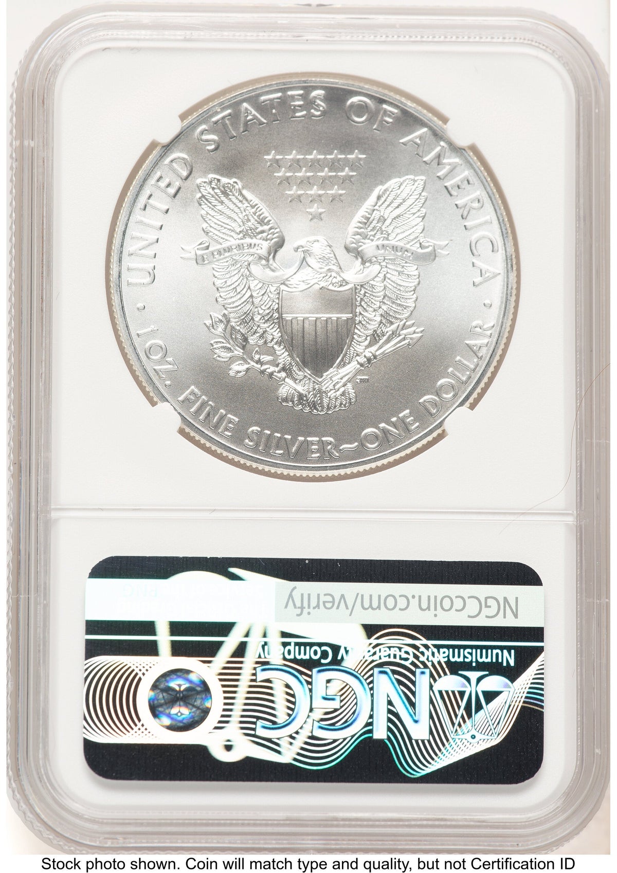 2015 Silver Eagle Brown Label NGC MS70