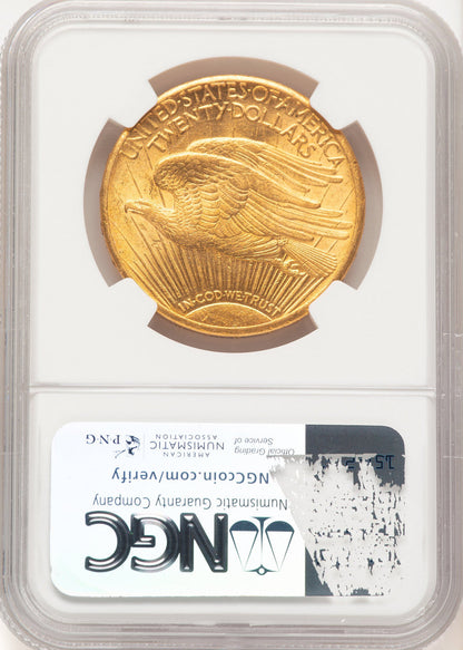 1908-S $20 Saint-Gaudens Double Eagle NGC MS63
