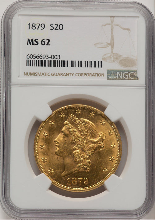 1879 $20 Liberty Double Eagle NGC MS62 (778256053)