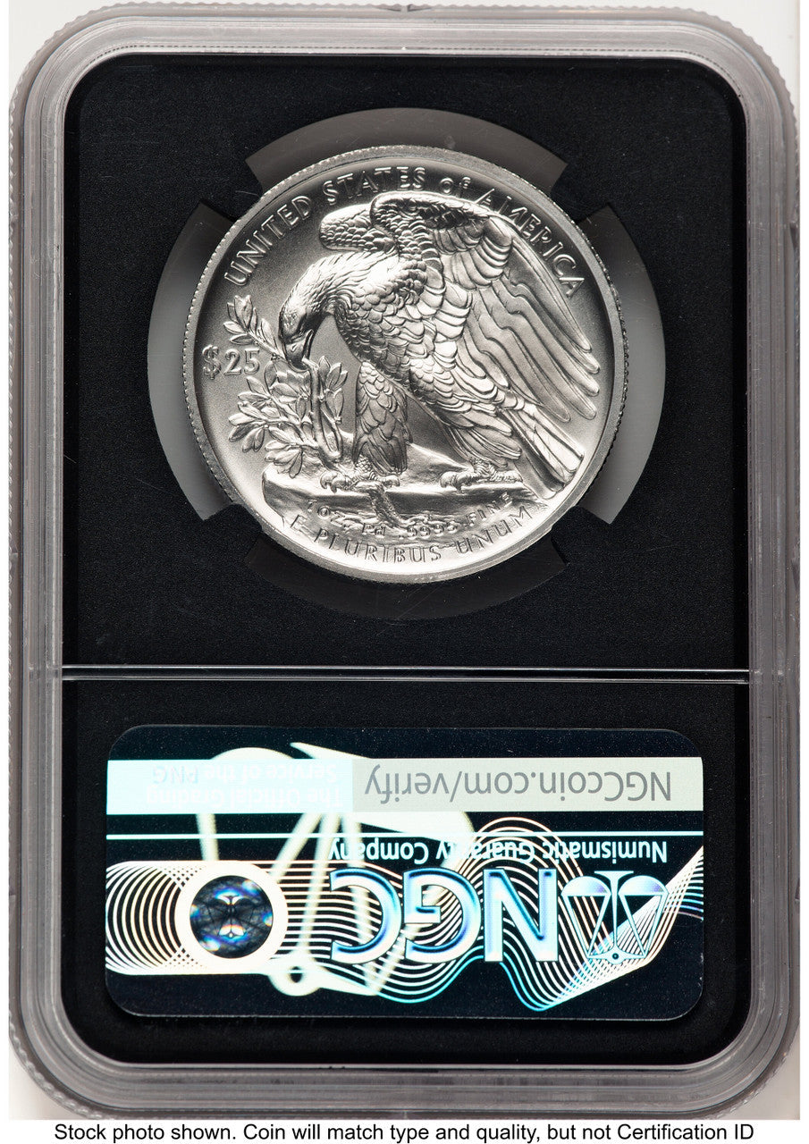 2020-W Palladium Eagle 1 oz Burnished Anna Cabral NGC MS70