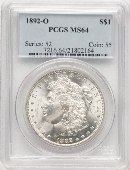 1892-O Morgan Dollar PCGS MS64 (778956026)
