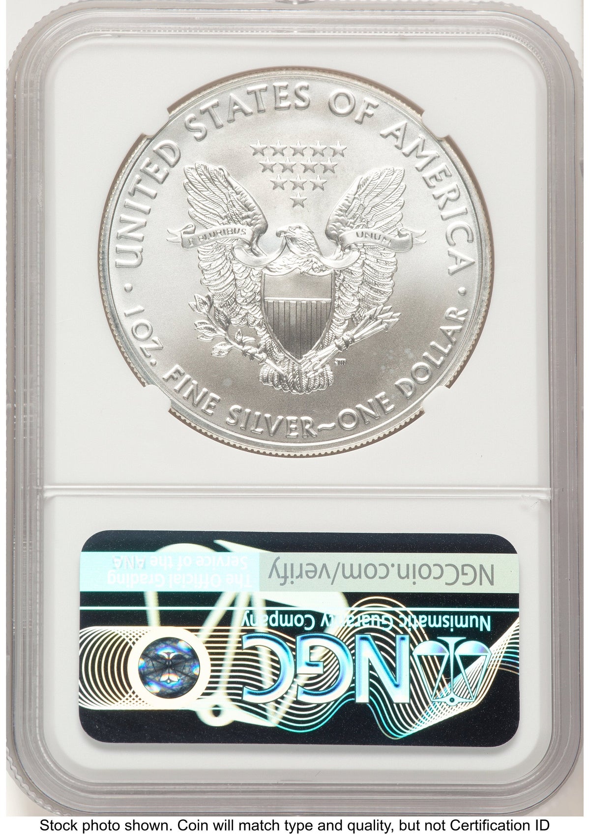 2021 Silver Eagle Type 1 Premier Select Series Last Day of Production NGC MS70