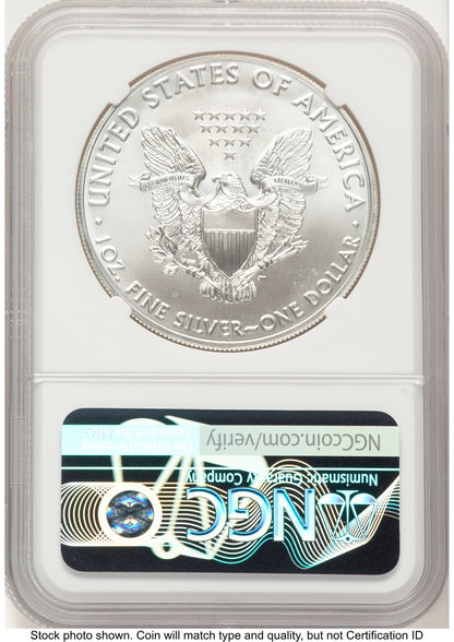 2021 Silver Eagle Type 1 Premier Select Series Last Day of Production NGC MS70