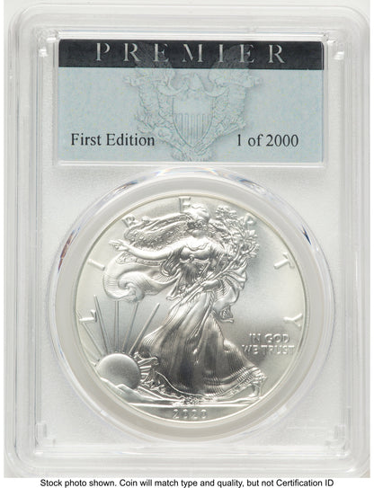 2020 Silver Eagle Premier Label PCGS PR70