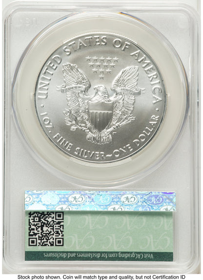 2020 Silver Eagle Ron Drzewucki CACG MS70