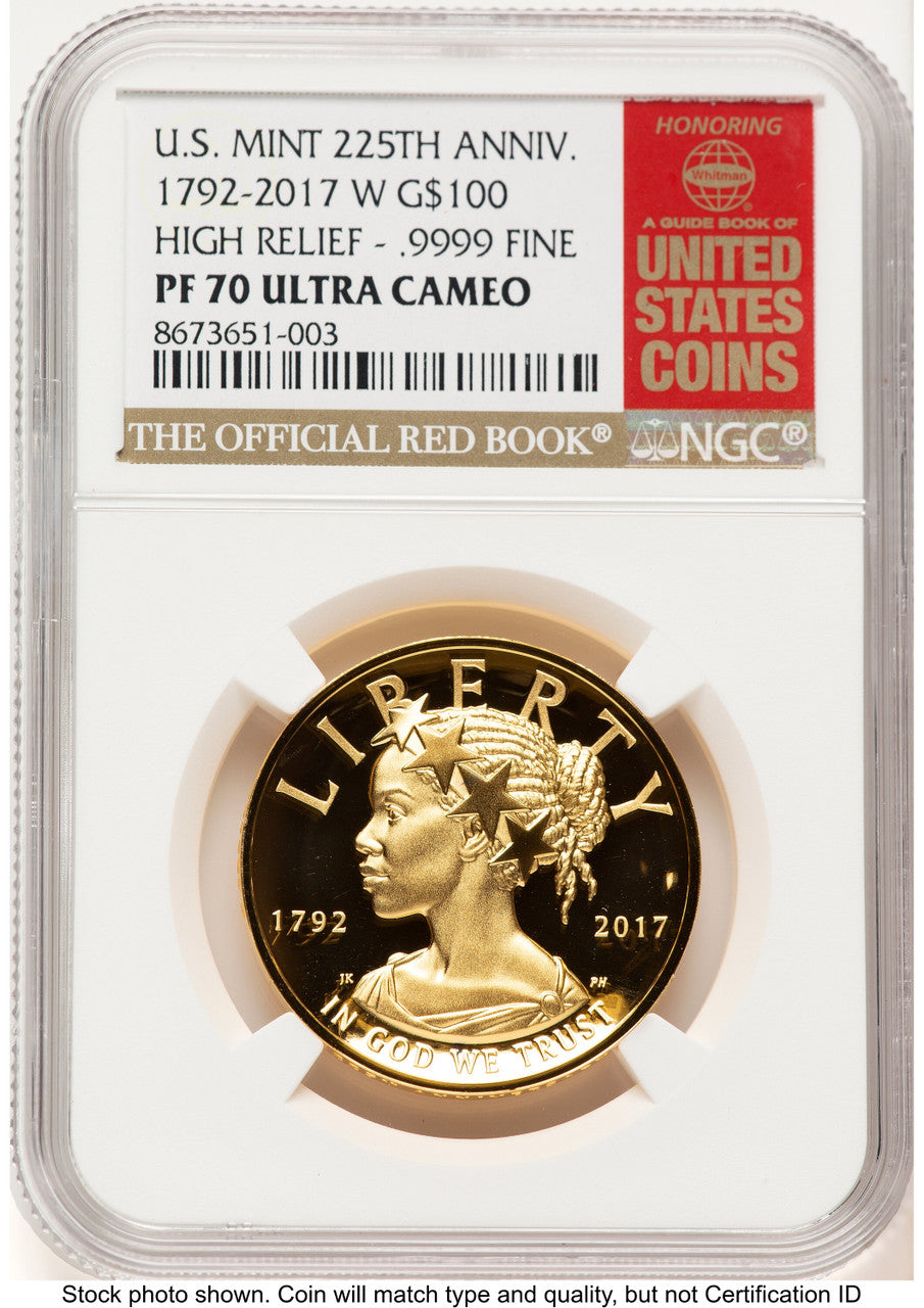 2017-W G$100 American Liberty High Relief Red Book NGC PF70 (780121011)
